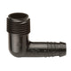 Codo Conector Rosca Macho 1/2" x 1/2" Inserción sistema de riego Rain bird