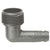 Codo Conector Rosca Macho 3/4" x 1/2" Inserción sistema de riego Rain bird